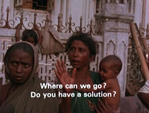 dimwen: 5ft1: secondtimevirgin: Bombay, Our City (Anand Patwardhan, 1985) the white gaze Preach woma