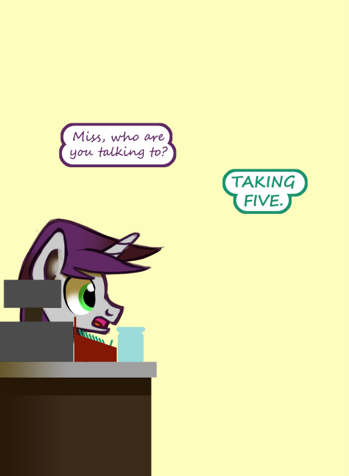 ask-canterlot-musicians:See you in five.xp