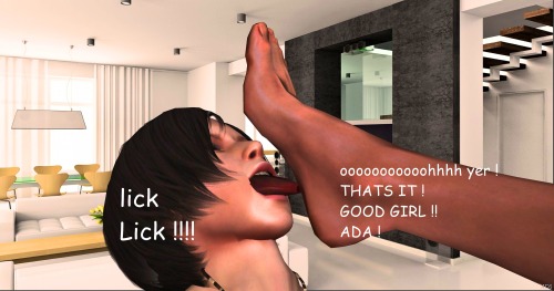 more of “Triss`s Foot-Fetish ”! (Foot-play !)  Teeeeleee (This time “Ada ”! “From the Resident Evil Games !) licking her "Sexy Sole ”! Teeeehee!  Done With : (Paint.Net!)  (PhotoScope!)  and (Xps!) (XNALara