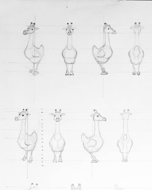 The Chickiraffe Production Facility has been chugging away, churning out dozens of sketches in the h