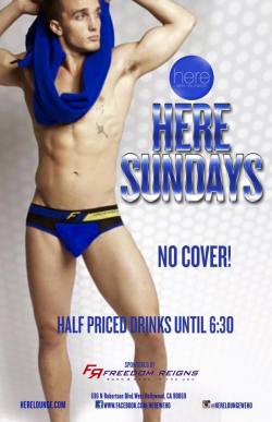 gayweho:  Every Sunday funday @HereLoungeWeHo