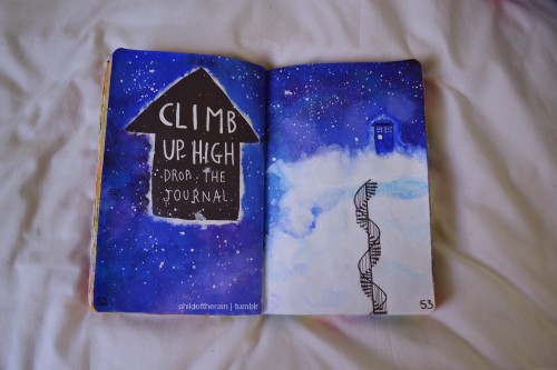 childoftherain:my wreck this journal - climb up high