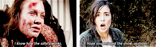 e-fletcher: TWD characters + (some) epic one-liners