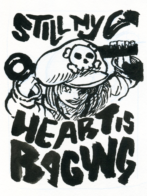 Guys. I’m really excited for the new Guilty Gear. Butt rock and all. Six 2.5x3.5 cards drawn with br
