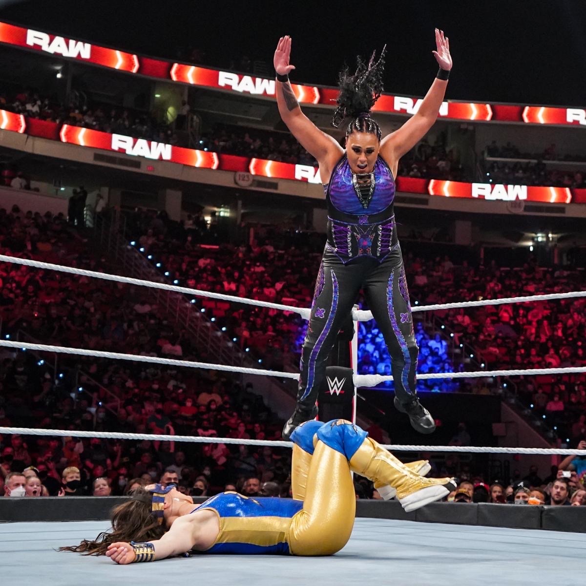 Women Of Wwe — Raw 92021 Rhea Ripley Vs Nikki Ash Vs