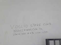 pezzodicieloo:  Le scritte belle sui muri