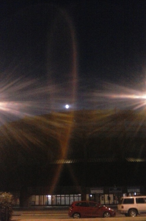 Moon over the Coloseum