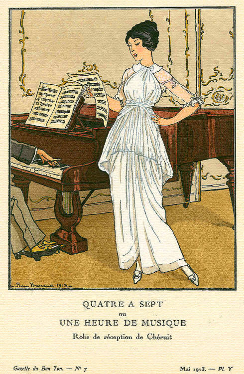 Quatre a Sept by Pierre Brissaud Gazette du Bon TonFrance, 1913