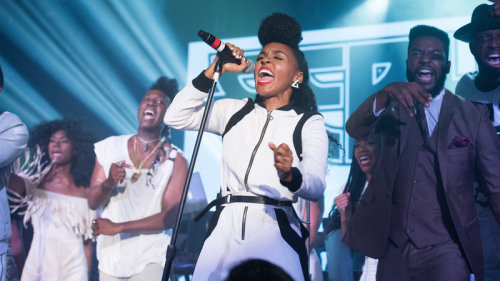 missblythe: npr: R&amp;B singer Janelle Monáe released a blistering 6 ½-minute pro