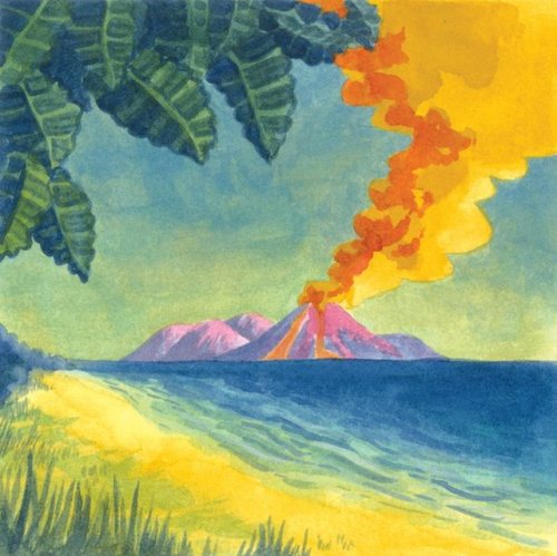 keereesart:Based on the Smith Volcano/Mount Babuyan, Island of Luzon in the Philippines 