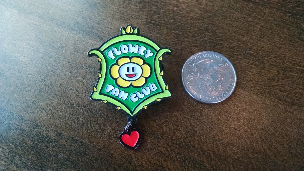 Flowey Fan Club Lapel Pin