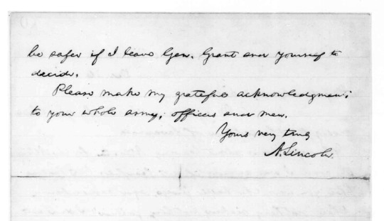 allthingslincoln:  Today, December 26, in 1864, Abraham Lincoln wrote a Thank-You note for a very special Christmas present.Four days earlier, a successful and high-spirited General William T. Sherman had written a tongue-in-cheek note to the President,