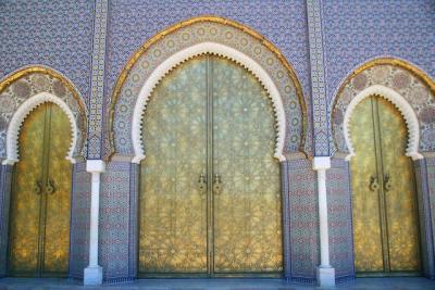Fes,Palais Imperial Doors, Morocco