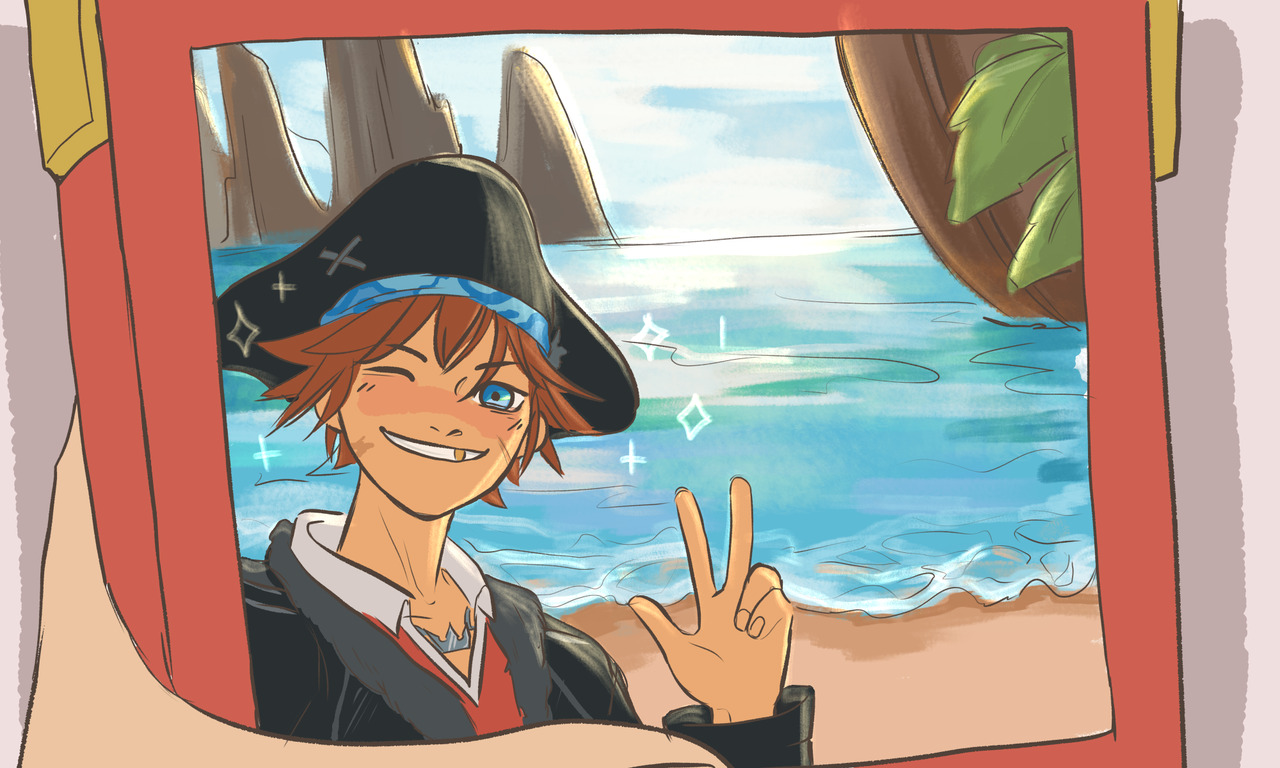 thepenguininspace:  Riku: “I’d let him plunder my b–”Mickey: “Riku, we