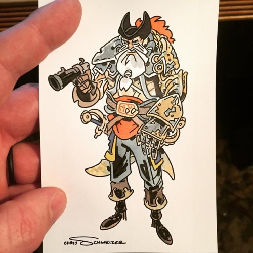 Here’s a #LeagueOfLegends commission for a Patreon backer: #Gangplank, champion of #Bilgewater