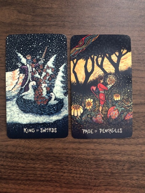 two card reading today the king of swords sends a strong message of fighting evil. he comes at the e