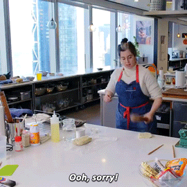 Another Thing You See Saffitz Doing A Lot Is Hitting The Dough.