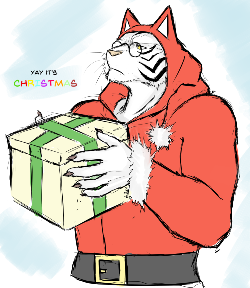okay might as well post this here.its a doodle for christmas and thought it would be stupid to draw 