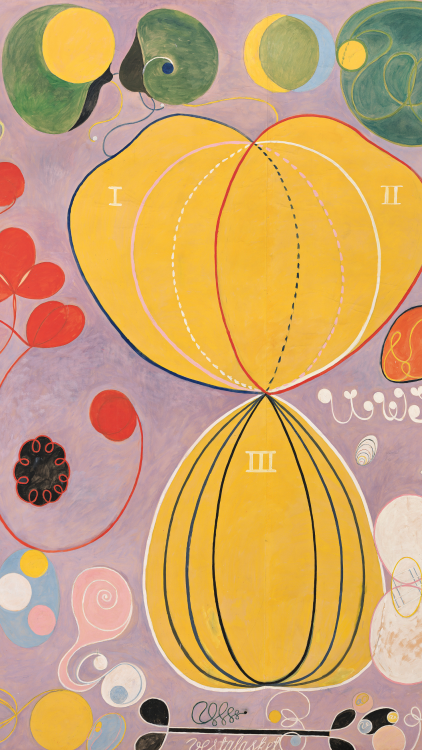 Hilma af Klint (1862 - 1944)No. 7, AdulthoodAltarpiece, No. 1They tens mainstay IVPrimordial Chaos, 