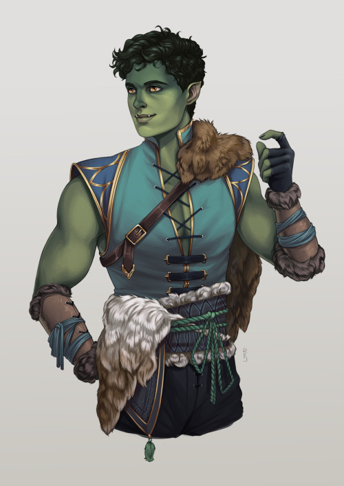 A Half-Orc named Pip for a patreon commissioner.I’ve had a ton more messages lately about commission