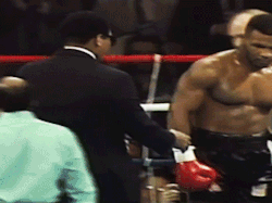 scar-alboz:  Tyson explained that when he was 14 Cus D’Amato took him from their home in Catskill, N.Y. to Albany to watch on closed circuit as Larry Holmes retained the title in a 1980 Destruction of the faded Muhammad Ali. Tyson even recalled the