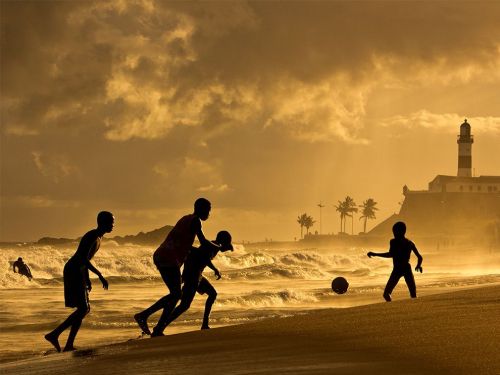 Soccer on the Beach