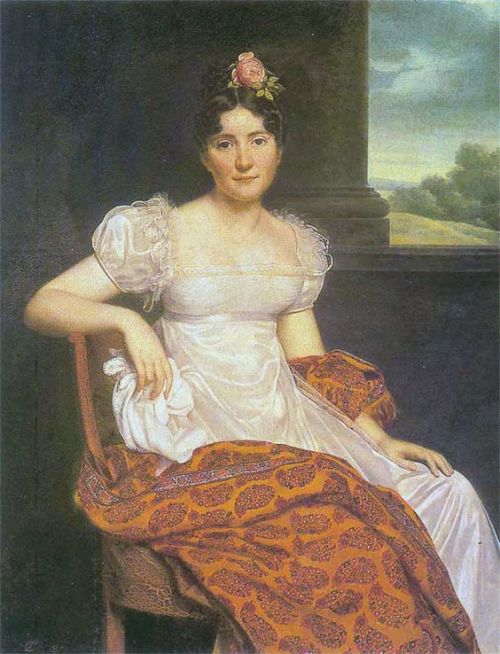 Portrait of Joséphina Friedrichs (1780-1824), mistress of Grand Duke Konstantin Pavlovich of Russia 