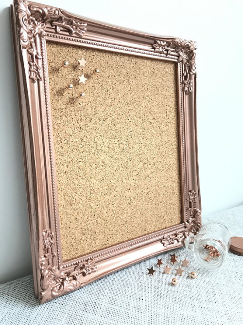 Rose Gold Pin Board //AnthiLeoniDecor