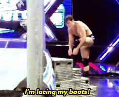 fyeahambrose: Throwback Thursday: Dean Ambrose vs Seth Rollins-Wrestlemania Axxess