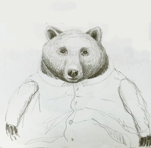 Gabrielle Nowicki - 2016 - Graphite on Paper Black Bear Portraits, 1 and 2I’ve been  