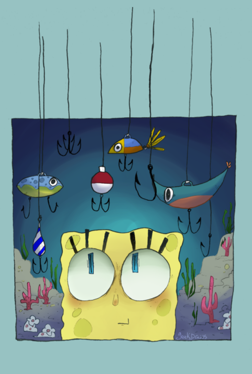 I Drew This For A Spongebob Fanart Contest Hottopic Was Hosting But It TRUNS OUT YOU GOTTA LIVE IN THE