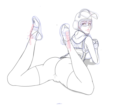 itscampi:  little peek for those wondering where the fuck is their promised iq hopefully i finish this fast, tho i cant decide what i want her to wear, so i might ended up doing more versions of the same drawing with different outfitts 