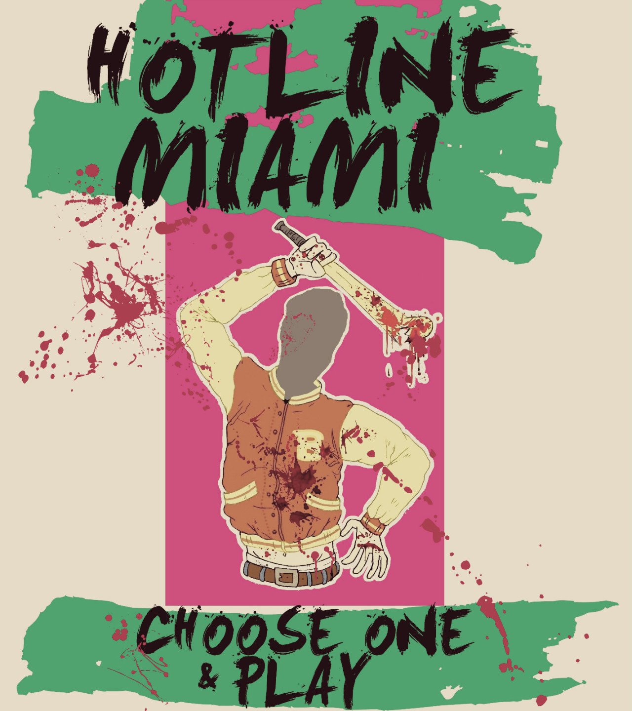 le-etruzka-fanart:  NEW - Hotline Miami “Choose one &amp; PLAY”  Visit my