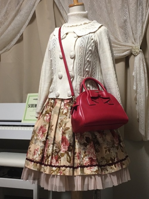 JSK: Mary Magdalene Knit: Lily Brown Cardigan: Secret Magic Bag: Kate spade new york