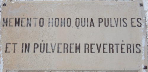“Remember, Man, That Thou Art Dust, And Into Dust Thou Shalt Return.”