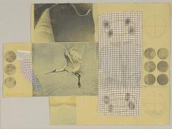 museumuesum: ROBERT RAUSCHENBERG Untitled, 1979 Solvent transfer and fabric collaged on paper, 23 x 31 1/2 inches