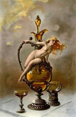 artbeautypaintings:Wine of Tokai - Luis Ricardo Falero