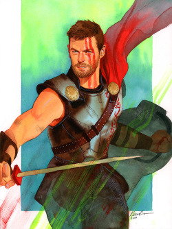 kevinwada:  Thor: Ragnarok 2017 commission