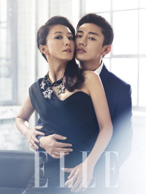 shura-blog1:Kim Hee Ae and Yoo Ah In for ELLE magazine