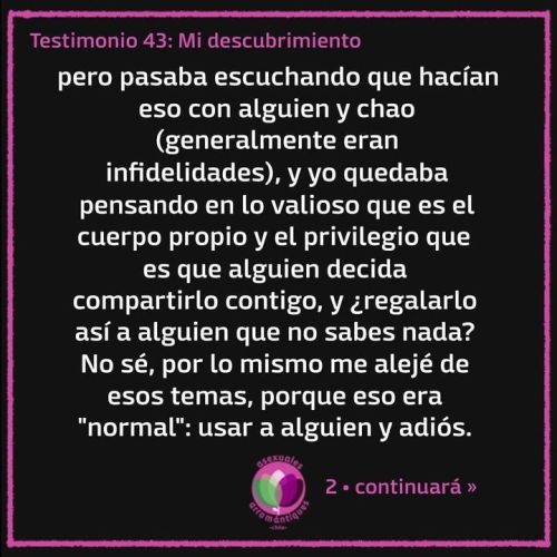 #MartesDeTestimonio! El de esta semana nos habla del proceso de autodescubrimiento y cómo este puede