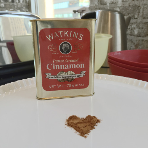 What are you baking for your sweetheart? A small dash of cinnamon, a big dash of love.