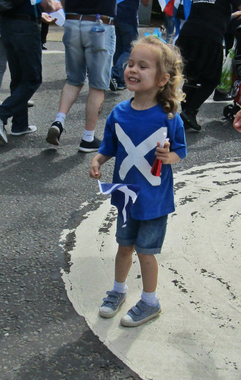 scotianostra:All Under One Banner,Today’s pro-independence march today in Stirling to mark the 704th