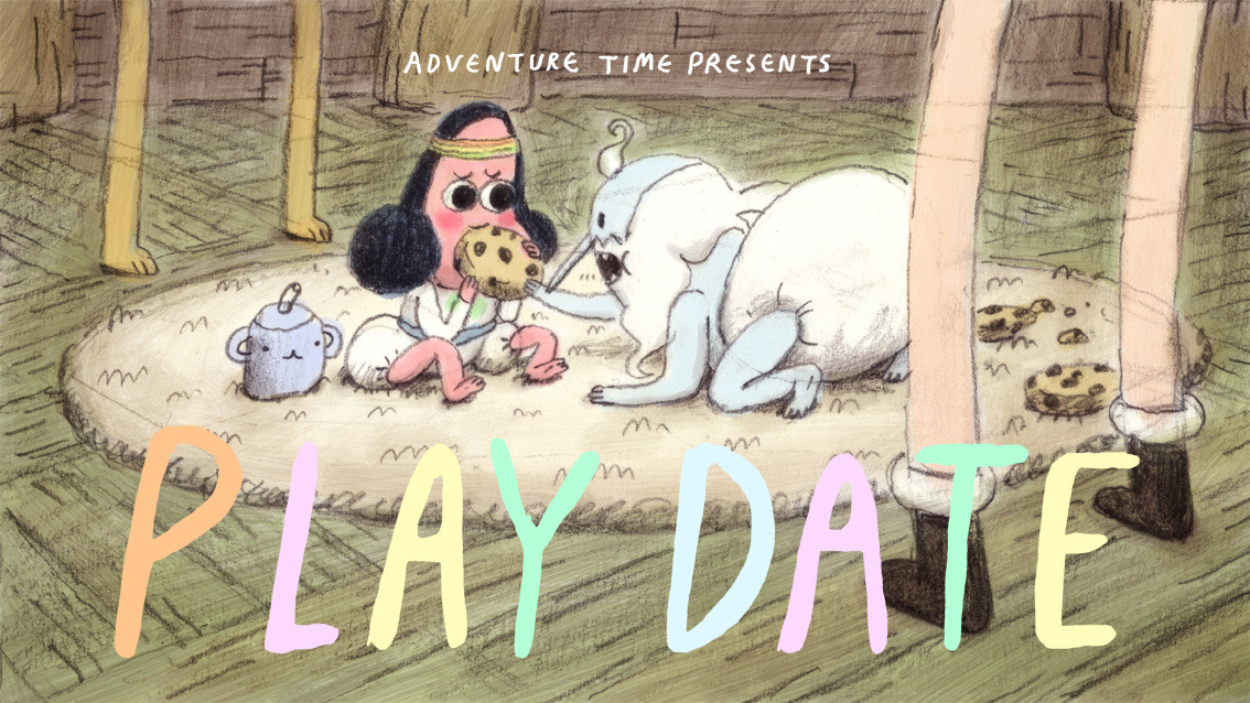 Play Date - title card designed by Seo Kim painted by Nick Jennings