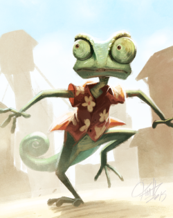 tysonhesse:  Randomly thought about Rango the other day so I drew some Rangos cause why not 