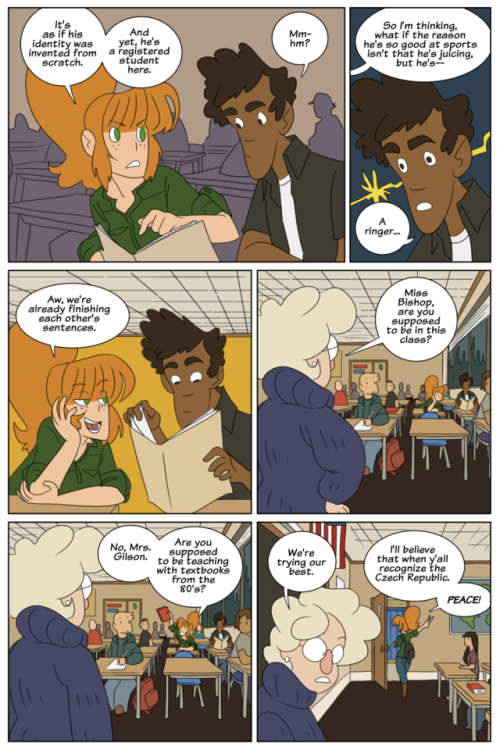 jodocho:  Becky Bishop and the Case of the Whistleblowers Part 1 (pages 1-10)[Part 2 will go up Wednesday, November 8th]