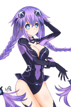 nepnep:  パープル by プレリン on pixiv