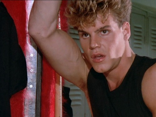 hunksploitation:  Craig Sheffer in Voyage of the Rock Aliens (dir. James Fargo, 1984) 