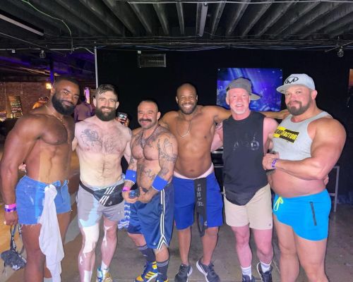 Purple Party Teadance 2022 . . . . #purplepartydallas #musclebull #musclebear #musclegay #beefybear 