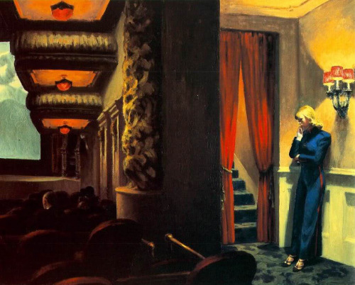 kvetchlandia:  Edward Hopper, New York Movie       1939 
