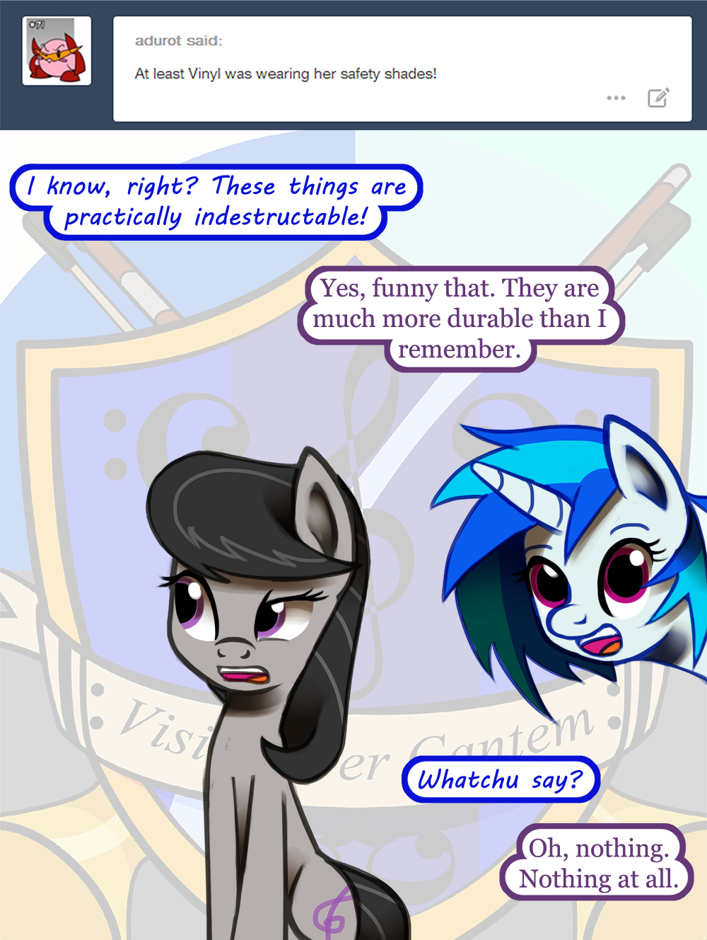 ask-canterlot-musicians:  There are some genres we will likely not get to.  X3